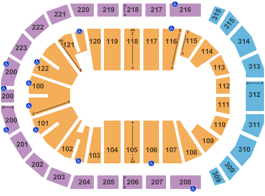 Gas South Arena Monster Jam Seating Chart